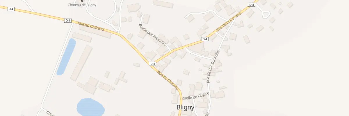 Plan du 111 Rue de la Verrerie à Bligny