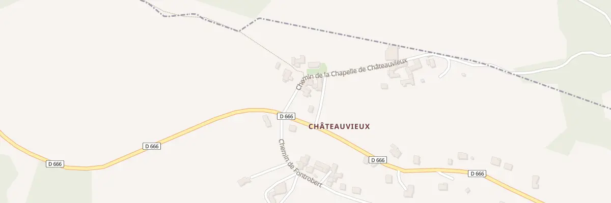 Plan du 2243 Rte de la Source Chateauvieux à Yzeron