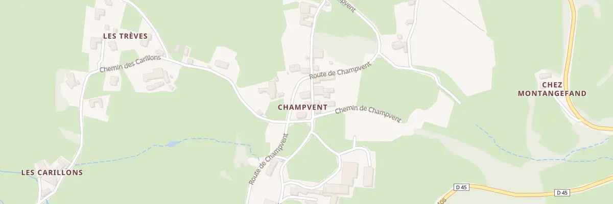 Plan du 5311 Champvent à Tramayes