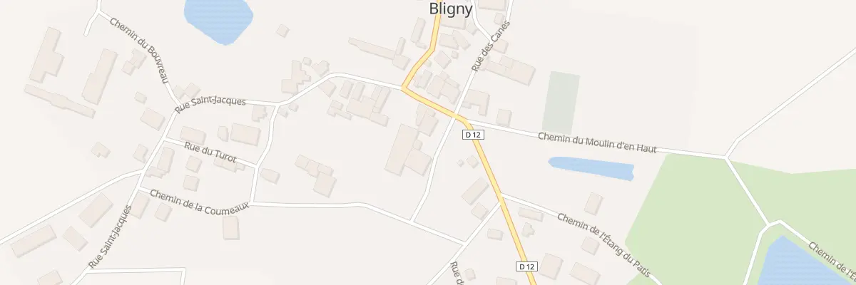 Plan du 14 Rue des Ponts à Bligny