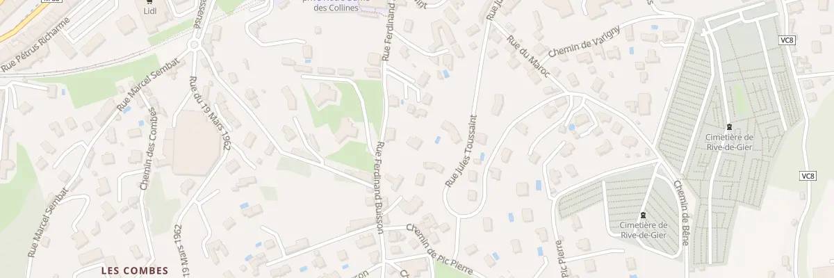 Plan du 23A Rue Ferdinand Buisson à Rive-de-Gier