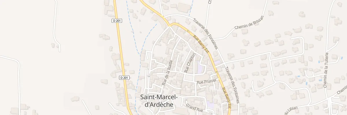 Plan du 180 Rue de la Riaille à Saint-Marcel-d’Ardèche