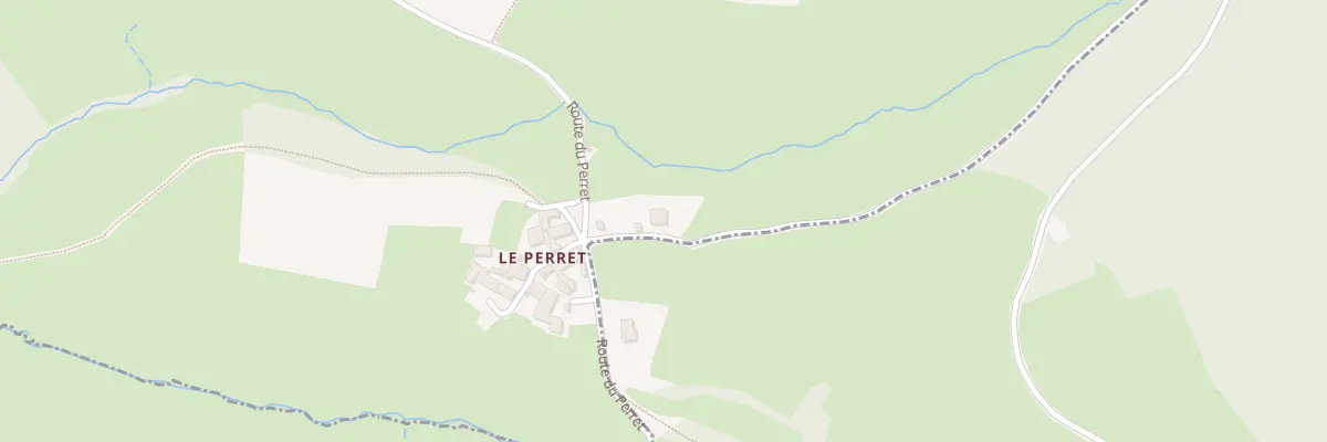 Plan du 5266 Le Perret à Tramayes