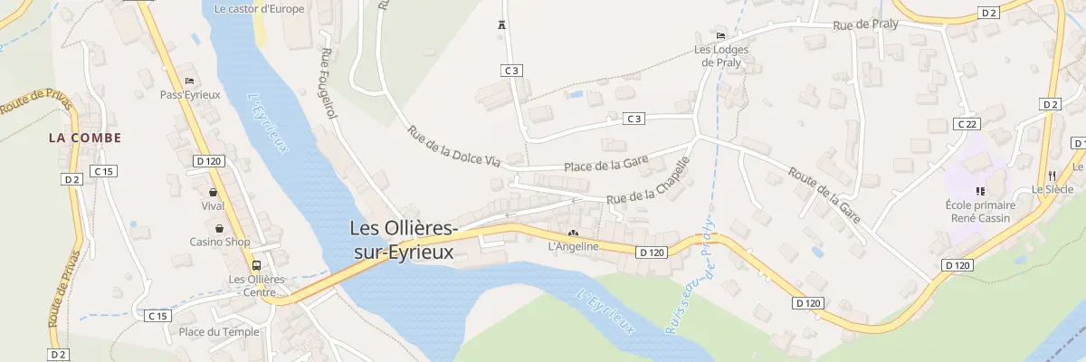 Plan du 40 Imp du Murier aux Ollières-sur-Eyrieux