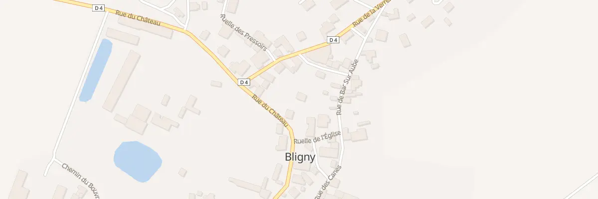 Plan du 114 Rue de la Verrerie à Bligny