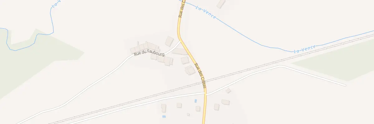 Plan du 4 Rue des Cretes à Montigny-sur-Vence