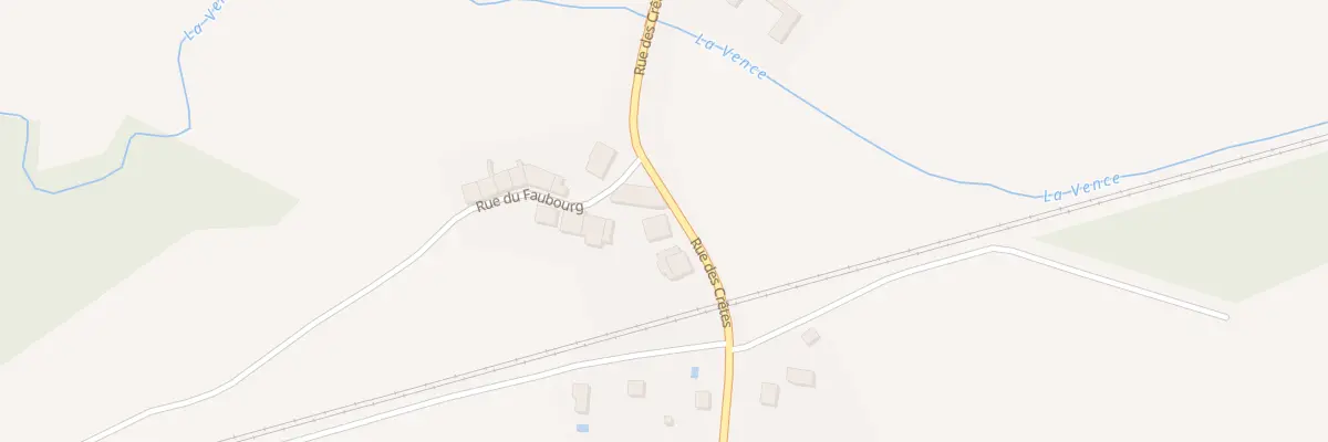 Plan du 2 Rue des Cretes à Montigny-sur-Vence
