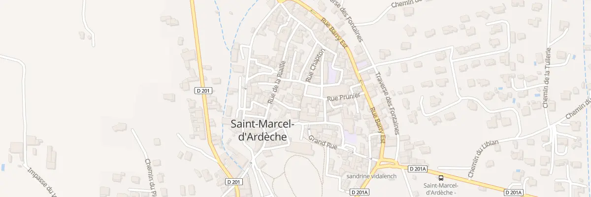 Plan du 5973 Le Village à Saint-Marcel-d’Ardèche