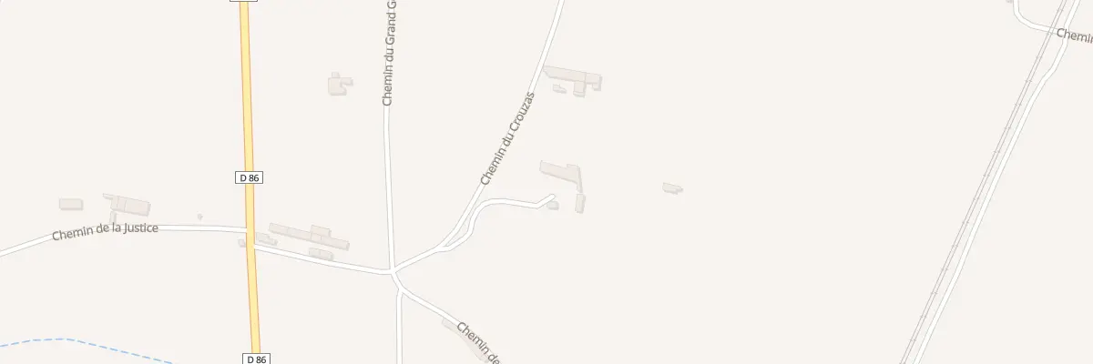 Plan du 935 Che du Crouzas à Saint-Just-d’Ardèche