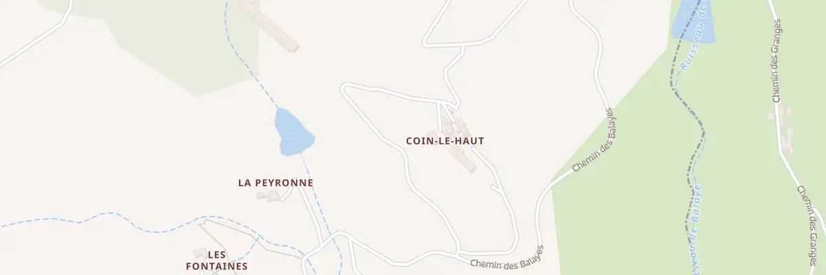 Plan du 430 Che de Coin Le Haut à Arlebosc