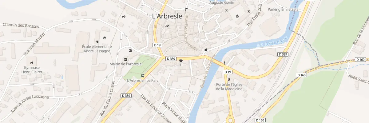 Plan du 9 Rue Charles de Gaulle à L’Arbresle