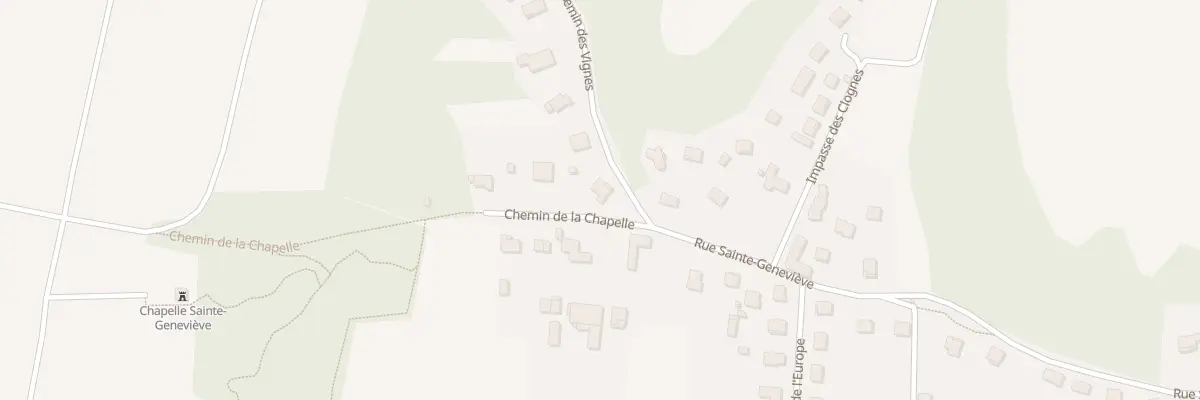 Plan du 1 Che des Vignes à Vitry-en-Perthois
