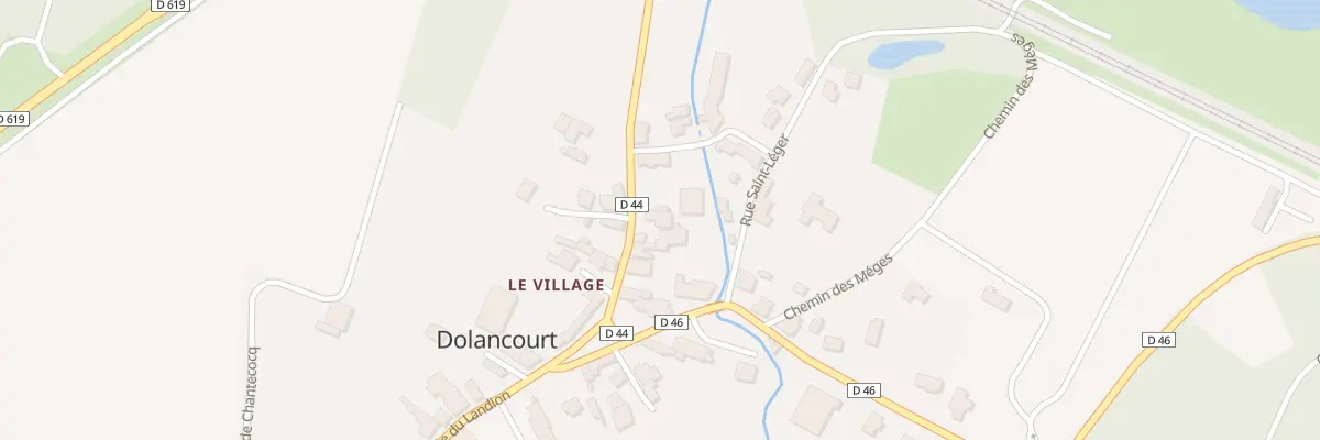 Plan du 17 Rue de la Vallee du Landion à Dolancourt