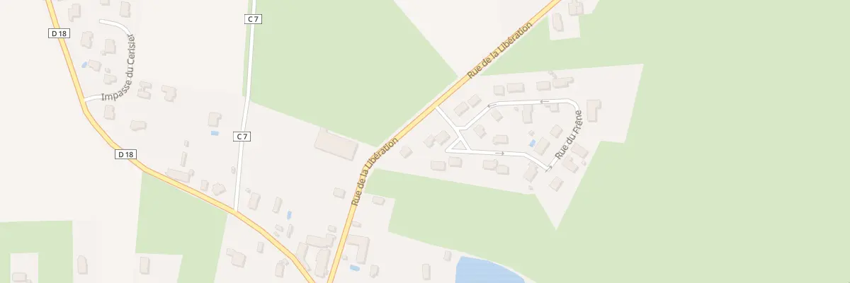 Plan du 4 Rue du Frene à Vandenesse-en-Auxois