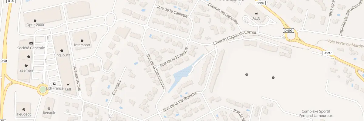Plan du 8 Rue de la Picholine à Beaucaire
