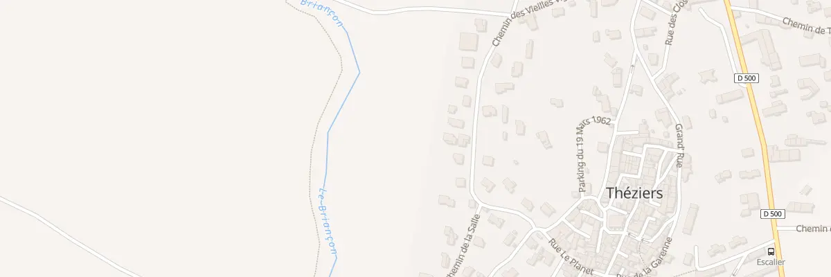 Plan du 20 Che des Vieilles Vignes à Théziers