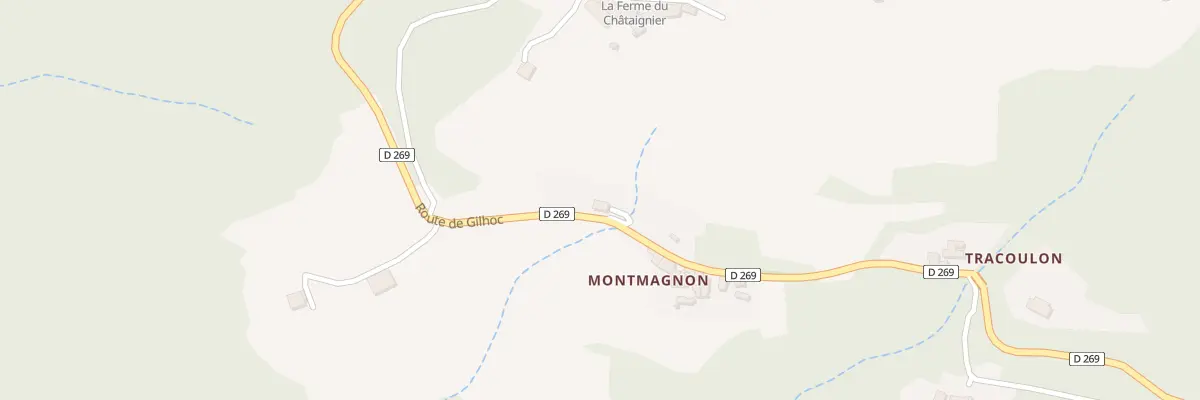 Plan du 5734 Montmagnon à Lamastre