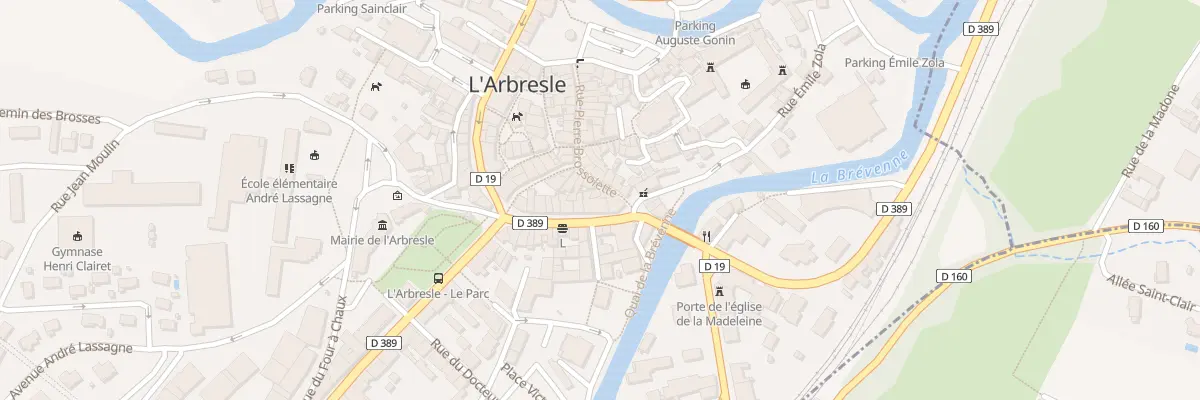 Plan du 4 Rue Charles de Gaulle à L’Arbresle