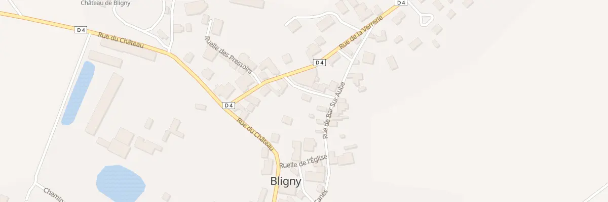 Plan du 4 Rue des Caves à Bligny