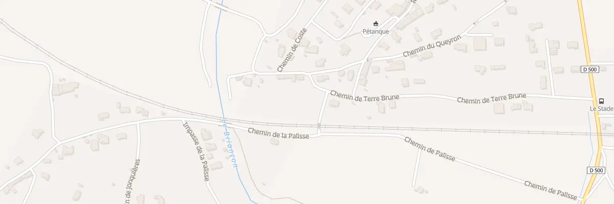 Plan du 2 Che de Terre Brune à Théziers