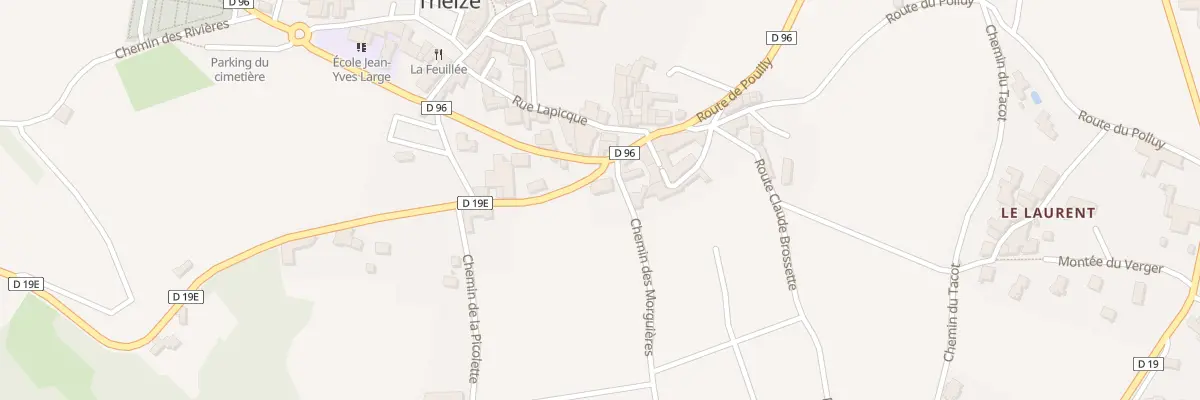 Plan du 15 Rte de la Cruisille à Theizé