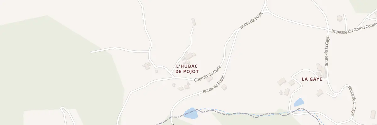Plan du 5558 L’Hubac de Pojot à Saint-Félicien