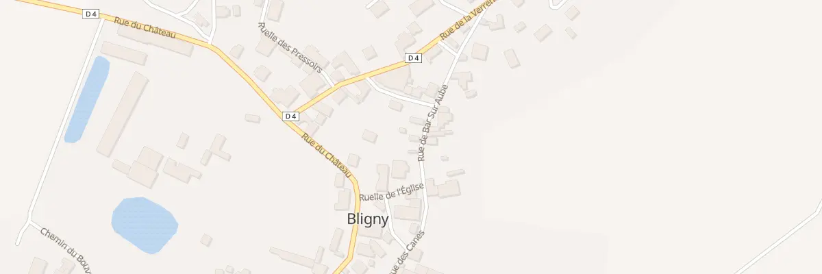 Plan du 82 Rue de Bar sur Aube à Bligny