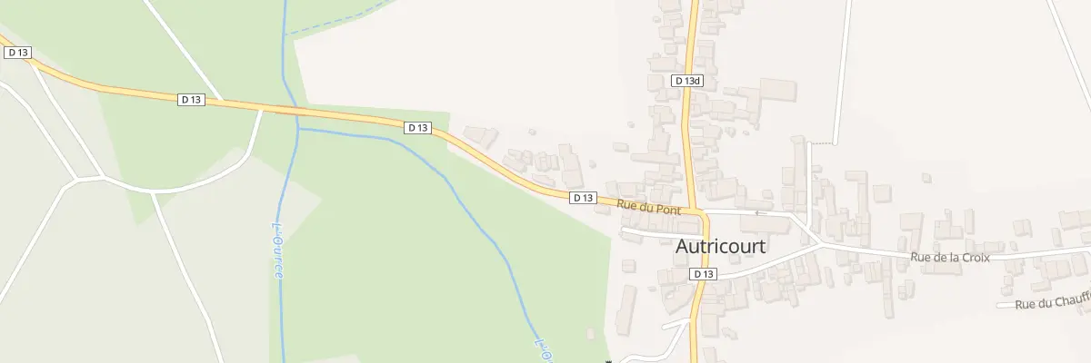 Plan du 20 Rue du Pont à Autricourt