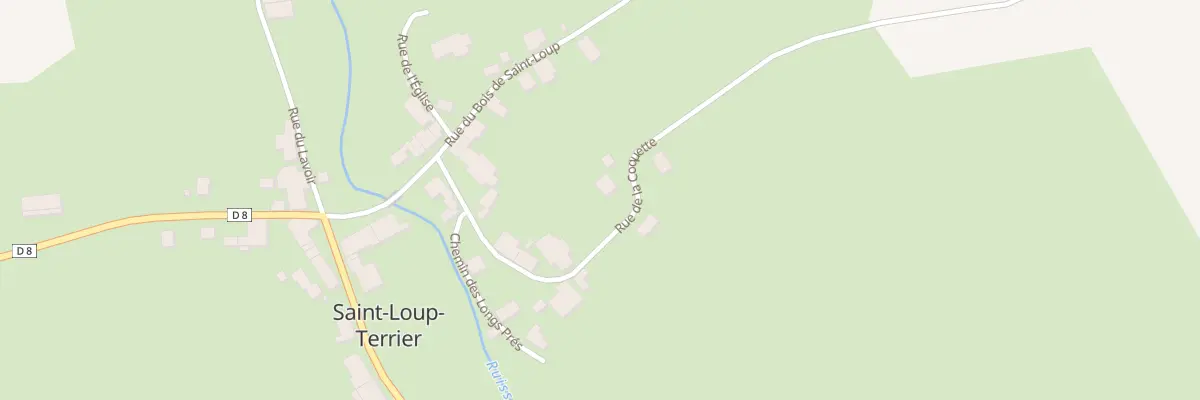 Plan du 7 Rue de la Coquette à Saint-Loup-Terrier