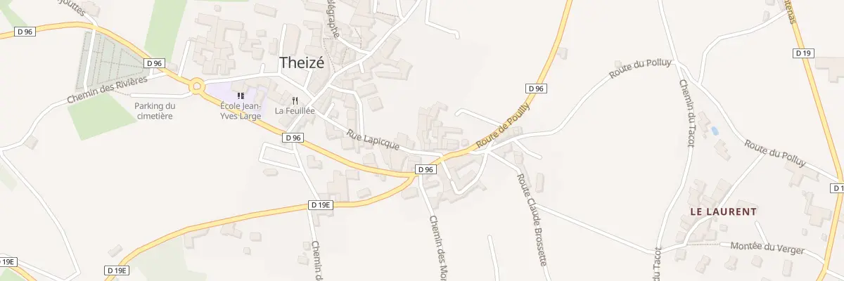 Plan du 145 Rue Lapicque à Theizé