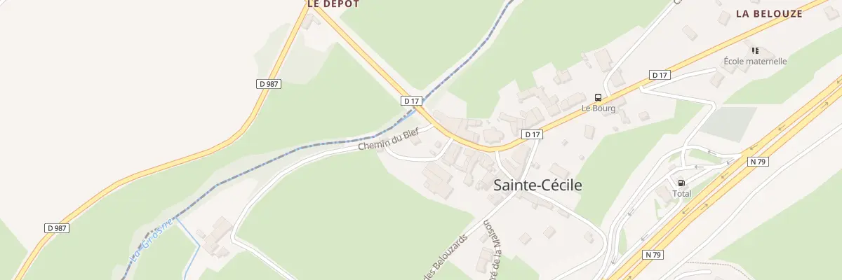 Plan du 5015 Le Village à Sainte-Cécile