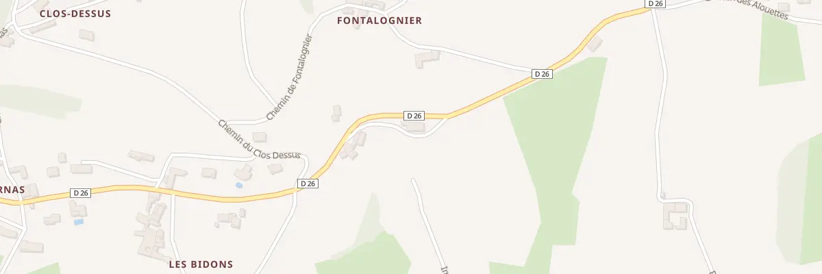 Plan du 3188 Rte de Saint-Joseph à Lantignié