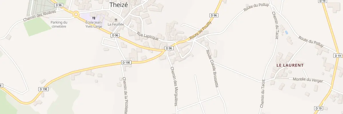 Plan du 5076 La Roche à Theizé