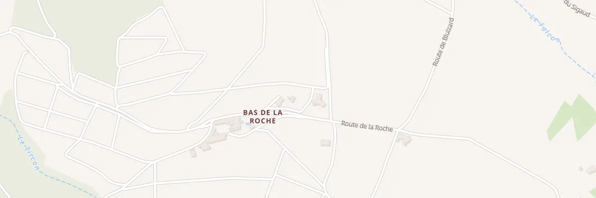 Plan du 228 Rte de la Roche à Saint-Étienne-la-Varenne