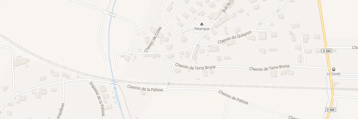 Plan du 7 Che du Queyron à Théziers