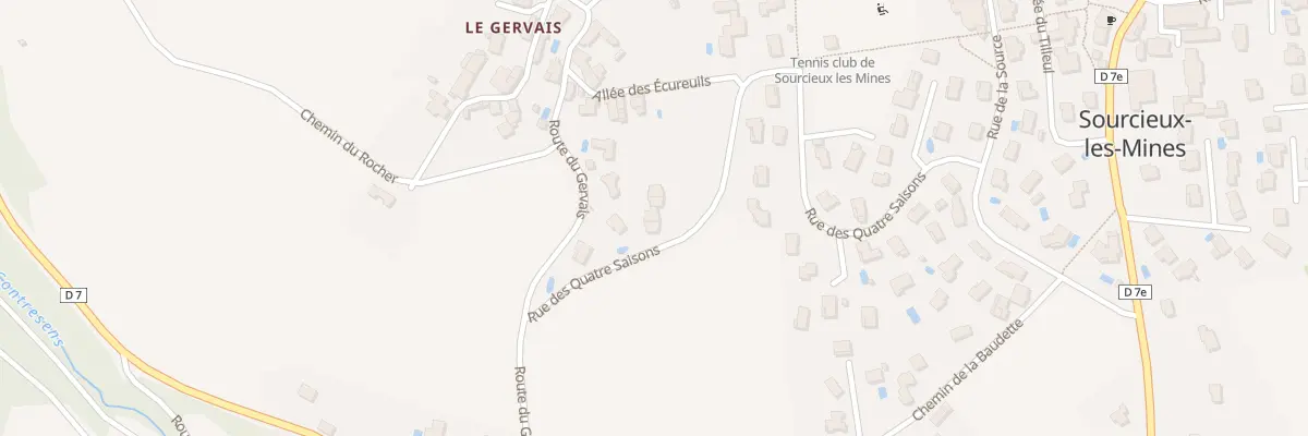 Plan du 474 Rue des Quatre Saisons à Sourcieux-les-Mines