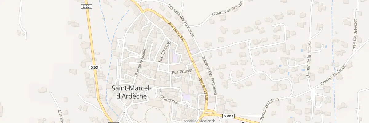 Plan du 5220 Le Village à Saint-Marcel-d’Ardèche