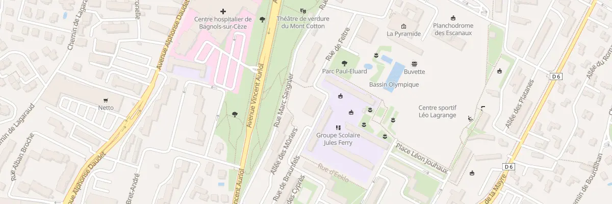 Plan du 9001 Escanaux Tour A à Bagnols-sur-Cèze