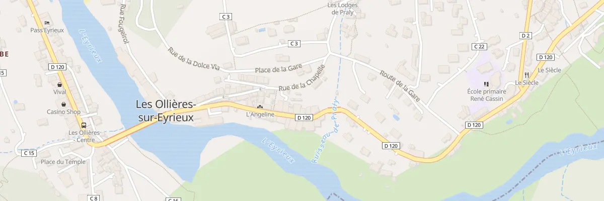 Plan du 5136 La Chapelle aux Ollières-sur-Eyrieux