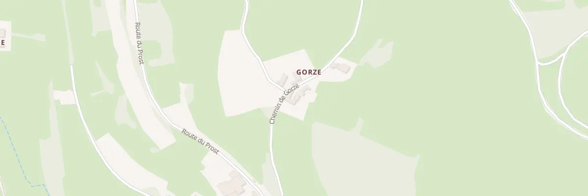 Plan du 5083 A Gorze à Saint-Point