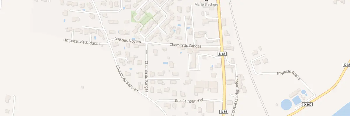 Plan du 135 Che du Fangas à Bagnols-sur-Cèze