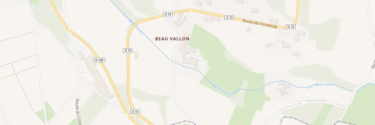 Plan du 42 Imp Font Boileau à Theizé