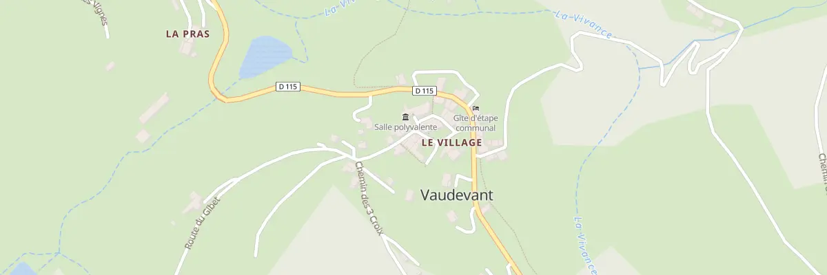 Plan du 85 Rte du Gibet à Vaudevant