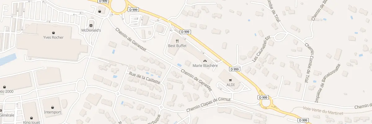 Plan du 70 Che de Genestet à Beaucaire