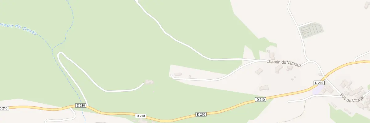 Plan du 235 Che du Vignoux à Saint-Thomé