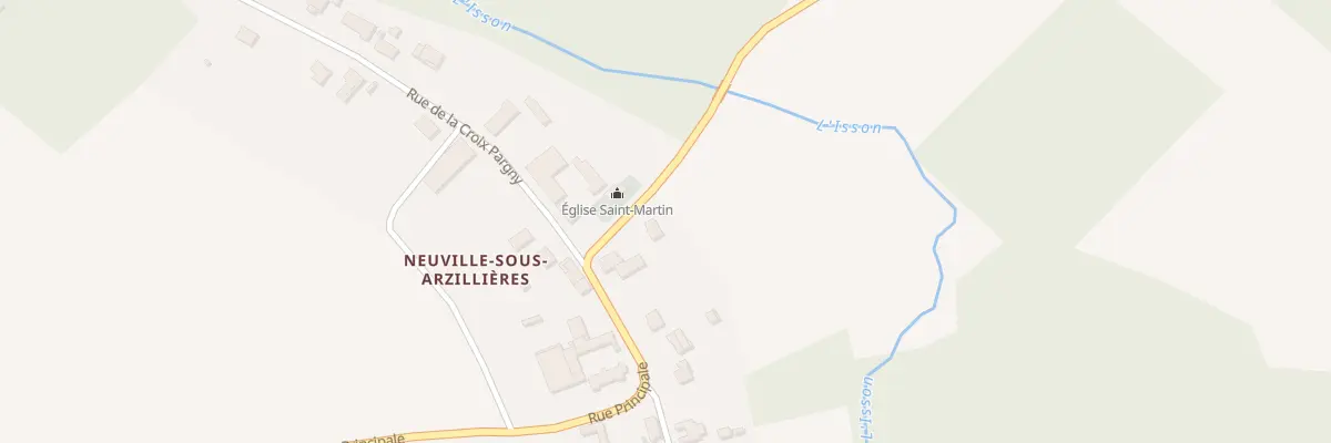 Plan du 1 Rue Principale à Arzillières-Neuville