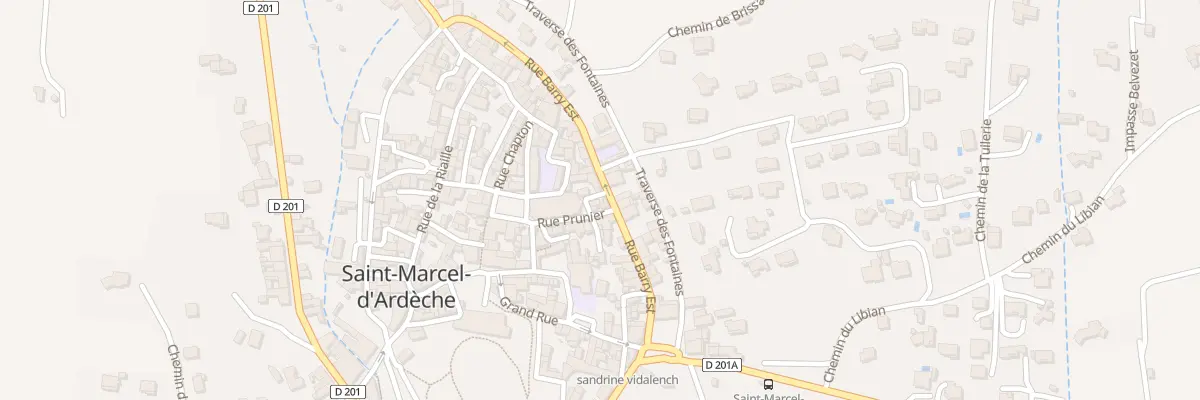 Plan du 20 Rue de la Sainte à Saint-Marcel-d’Ardèche