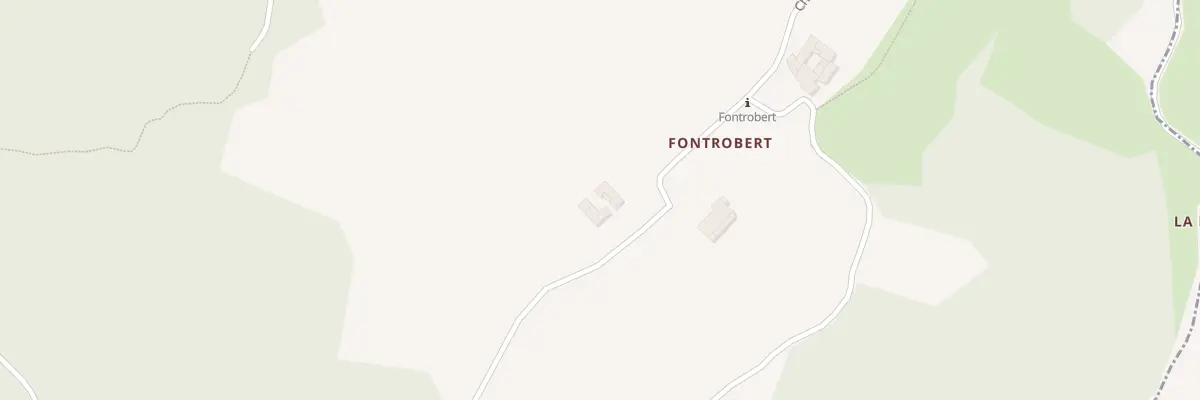 Plan du 960 Che de Fontrobert Chateauvieux à Yzeron
