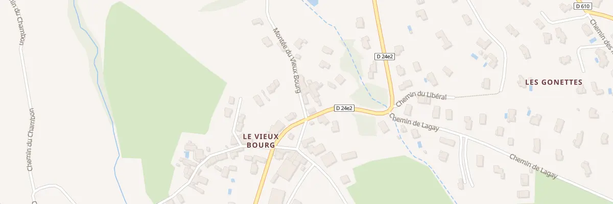 Plan du 3 Mte du Vieux Bourg à Saint-Pierre-la-Palud
