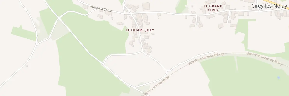 Plan du 23 Rue du Quart-joly à Nolay